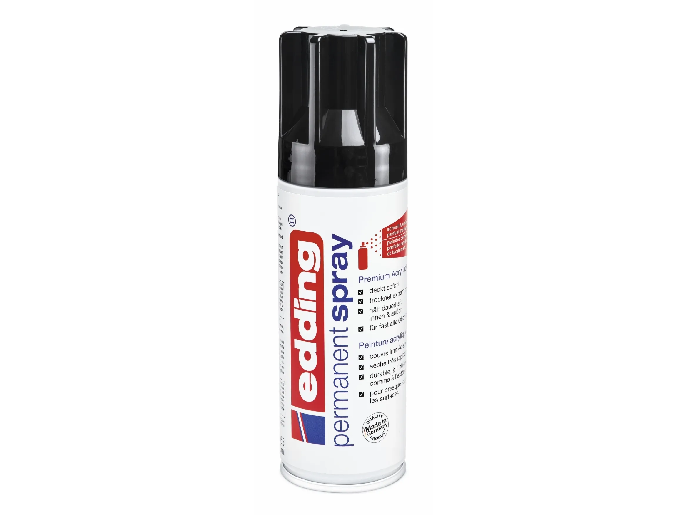 Edding Spray Black Glossy 200ml