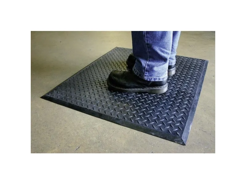 COBA CL010004 Comfort lok matte til arbeidsplass (L x B x H) 700 x 800 x 12 mm sort