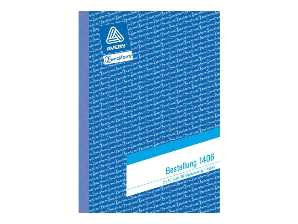 Avery Zweckform - Bestillingsskjema - 50 ark - A5 (148 x 210 mm) - dublett - karbonfri