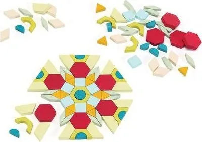 Sevi mosaikk med klosser - 125 elementer