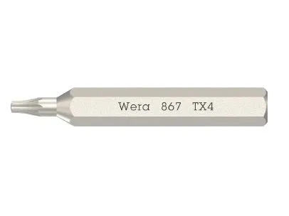 Wera 05058102001, 1 stykker, Torx, T4, 4 mm, 30 mm, 5 g