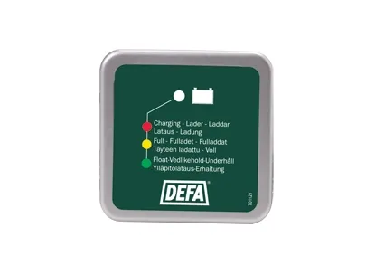 Led display for 1 x 7a /15a DEFA charger