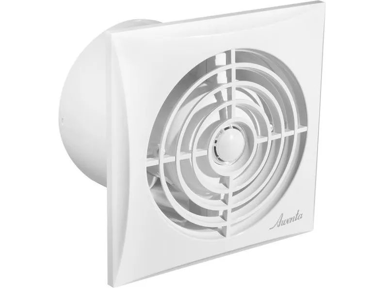 AWENTA vegg avtrekksvifte Silence Ø100 8W IPX4 bevegelsessensor hvit (WZ100R)