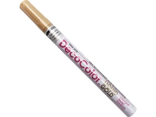 Vrige Marvy decocolor fine line, gull