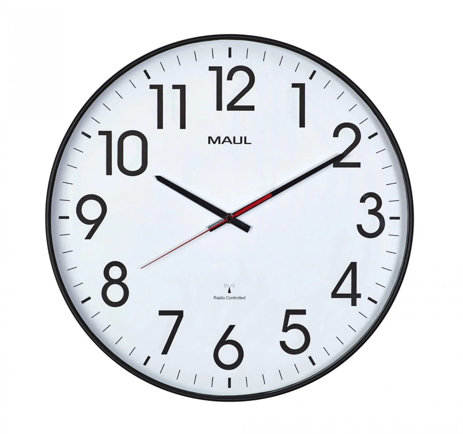 MAUL 9054890, Vegg, Digital klokke, Rund, Svart, Hvit, AA, 1,5 V