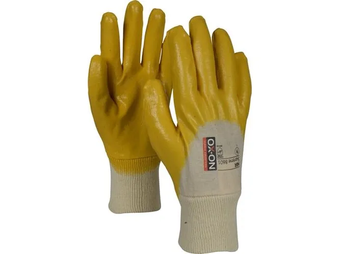 Arbejdshandske NBR Supreme 8601 gul 11