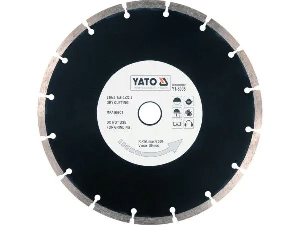 YATO SEGMENTAL DIAMOND TARGET 230 x 22.2mm 6005