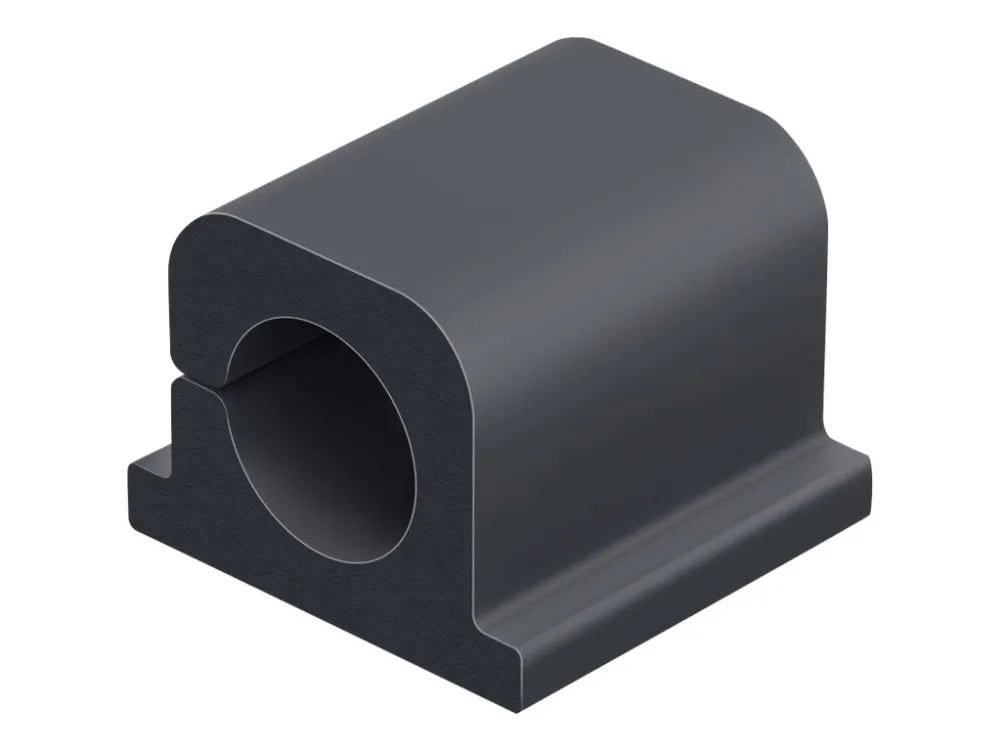 DURABLE CAVOLINE CLIP PRO 2 - Kabel klips - grafitt (en pakke 6)