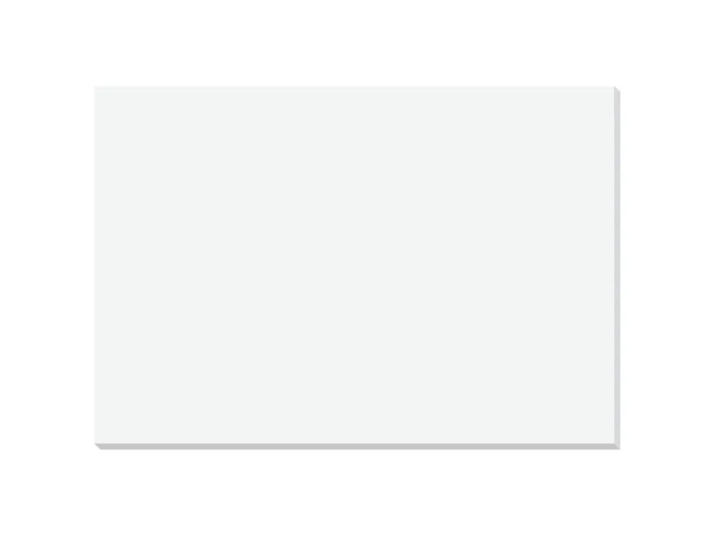 sigel skriveunderlag i papir, blank hvit, 595 x 410 mm, 50 ark, 80 g/m², limt, med baksidebeskyttelse (SY510)