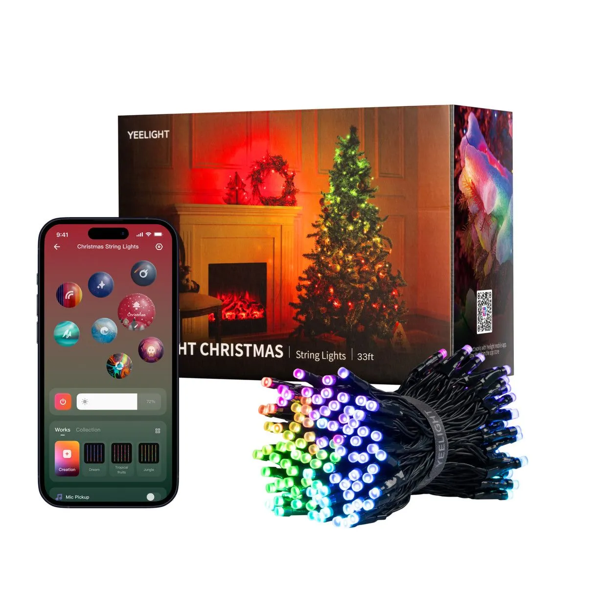 Yeelight YLYDD-0055, Universale lysstriper, Ambience, Universell, Hvit, IP44, Multi
