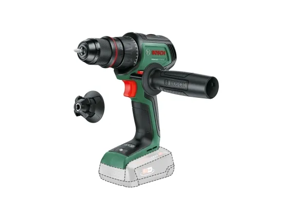 Bosch AdvancedDrill 18V-80 QuickSnap, Boremaskin med pistolgrep, Nøkkelløs, Svart, Grønn, 1,3 cm, 1950 RPM, 4 cm - SOLO