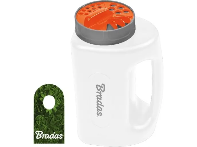 Bradas manuell mini-såmaskin WHITE LINE 2 liter hvit/antrasitt plast komfortgrep 1 stk (WL-SE101)