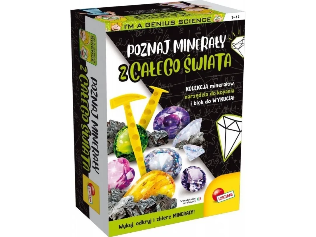 Lisciani I'M A Genius Utforsk mineraler