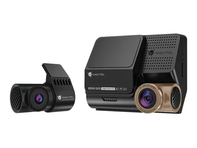 NAVITEL RS990 GPS - Instrumentbordkamera - 4K / 60 fps - Wi-Fi - G-Sensor - svart