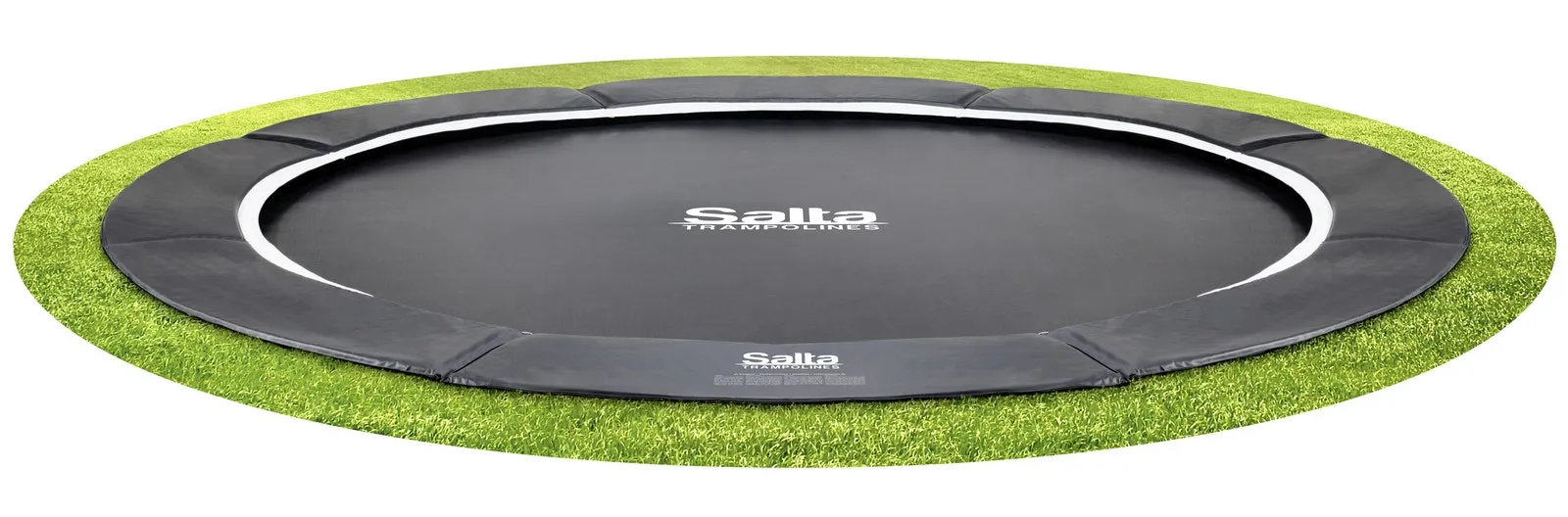 Salta 5065A, Trampoline over bakken, Rund, 120 kg, 5 år, Sort