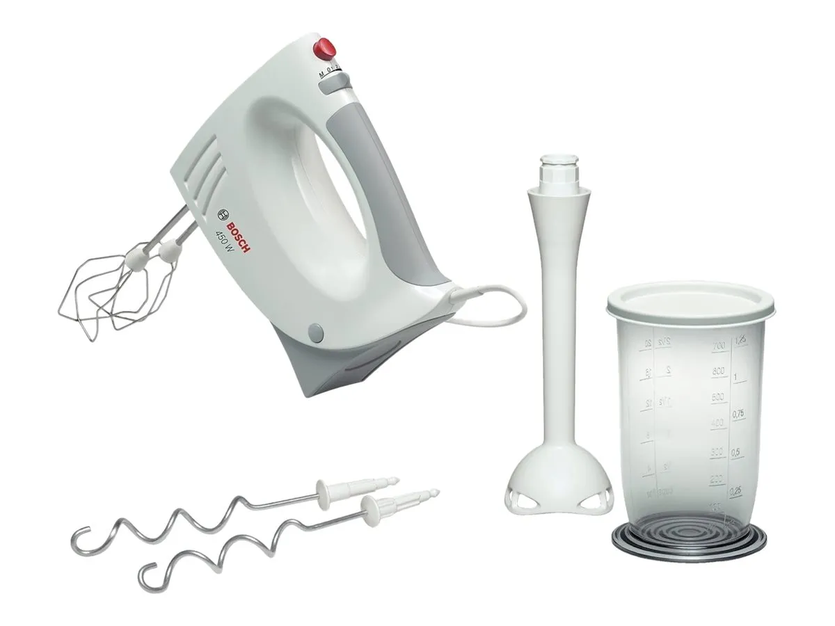 Bosch MFQ 3540 - Håndmikser - 450 W - hvit/grå