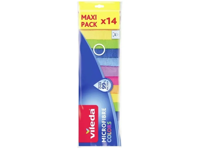 Kjøkkenrengjøring og tilbehør Vileda MICROFIBRE COLORS 173741