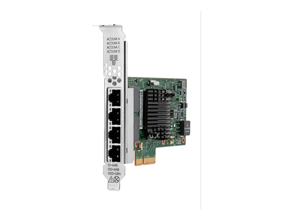 Broadcom BCM5719 - Nettverksadapter - PCIe 2.0 x4 - Gigabit Ethernet x 4 - for Apollo 4200 Gen10  ProLiant DL20 Gen10, DL325 Gen10, DL360 Gen10, DL380 Gen10, ML30 Gen10