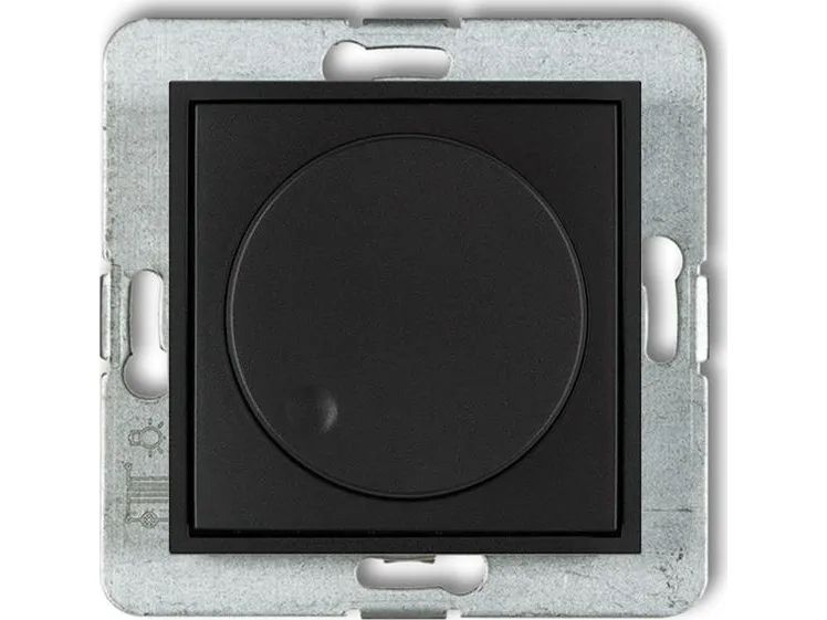 Karlik MINI elektronisk dimmer trykk-/bryter for LED-lamper matt svart 12MRO-2