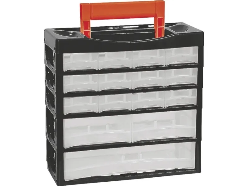 Alutec 66012 sortimentskoffert, antall rom: 15, 1 stk