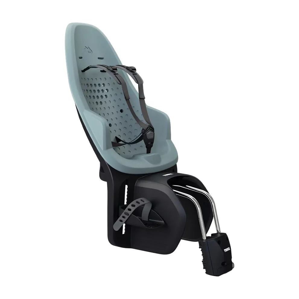 Thule Yepp 2 maxi, 22 kg, bakfeste, 5 kg, svart, blå, fotskammel, sikkerhetssele