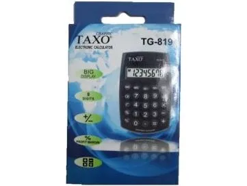 Titanum Taxo TG-819 kalkulator svart
