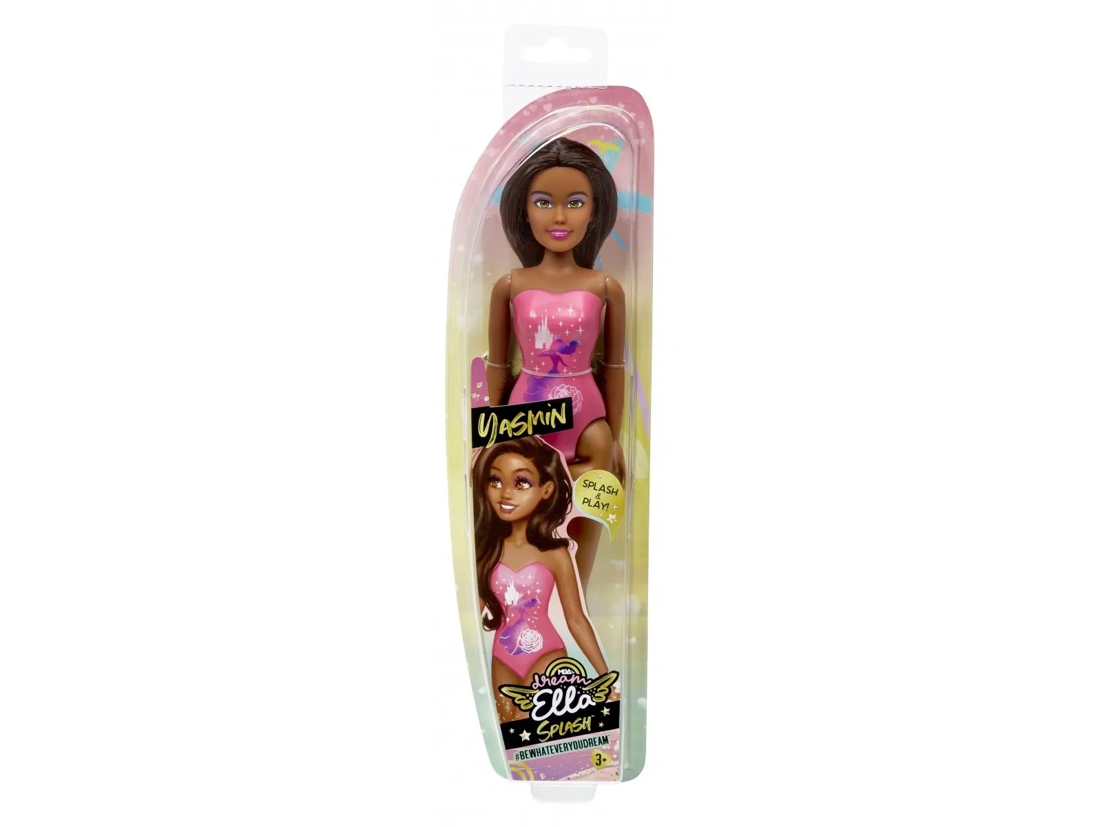 MGA''s Dream Ella Splash Doll- Yasmin (Pink), Motedukke, Jente, 3 år, Gutt/Jente, 290 mm, Flerfarget