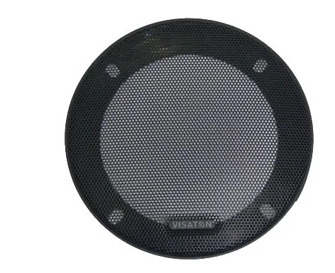 Visaton GITTER 10 RS-OL, Hård grill, Svart, Metall, Rund