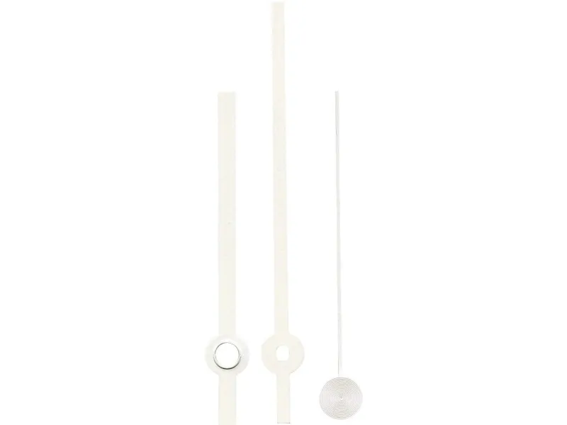 Standard aluminium hvit rund