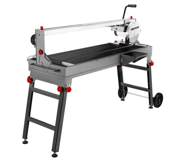 Graphite 59G887, Flisesag (stasjonær), 1200 W, 2950 RPM, 25 cm, 120 cm, 45°