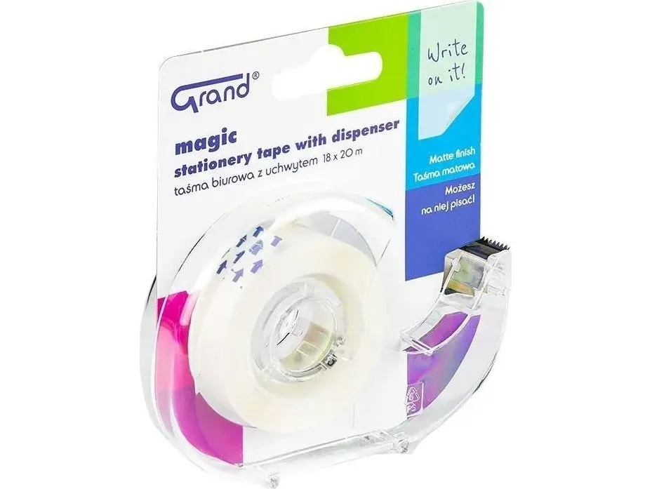 Magic 18x200 cm kontortape med dispenser GRAND