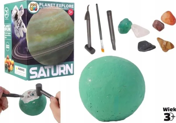 PRO-eksempel Mineralutgravninger av planeten Saturn