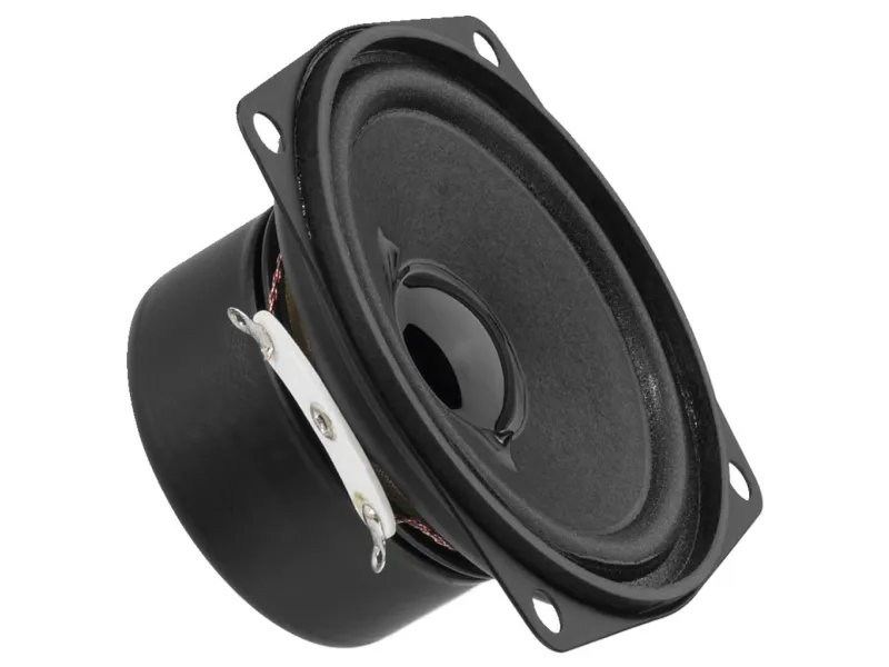 Monacor SP-7/4SQS, Full rekkevidde, 4 W, Rektangulær, 8 W, 4 O, 3 - 17000 Hz