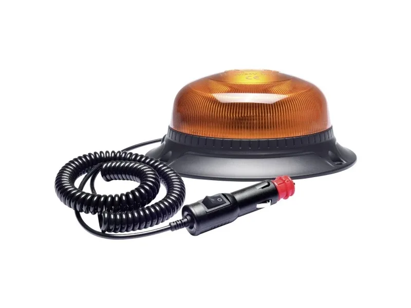 Berger & Schröter rotorblink LED Mini RKL magnet 20302 12/24 V/DC, orange magnetfot, skrumontering