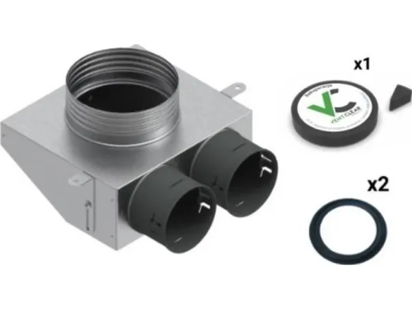 SpiroFlex fordelingsboks 2x75/125 sett SX-WS2X75/125SRZ