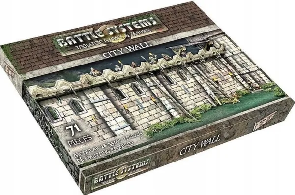 Battle Systems City Wall byggesett/modell