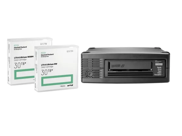 HPE Ultrium WORM Data Cartridge - LTO Ultrium WORM 8 - 12 TB / 30 TB - påskrivningsetiketter - grønn - for StoreEver LTO-8 Ultrium 30750, LTO-8 Ultrium 30750 TAA