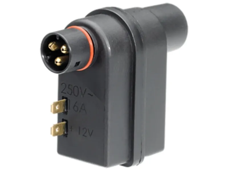 DEFA plugin reklækontakt 12v. m/stel