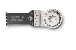 FEIN 63502151230, Sagblad, Rør, Gipsplater, Plast, Profil, Blad metall, Tre, Bimetall, 60 mm, 28 mm, 5 stykker