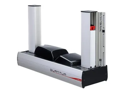 Evolis Quantum 2 Standard - Plastkortskriver - farge - Dupleks - fargesublimering/termooverføring - CR-80 Card (85.6 x 54 mm) - 300 dpi - inntil 1000 kort/time (mono) / inntil 150 kort/time (farge) - kapasitet: 500 kort - LAN, USB 3.0 - svart, sølv