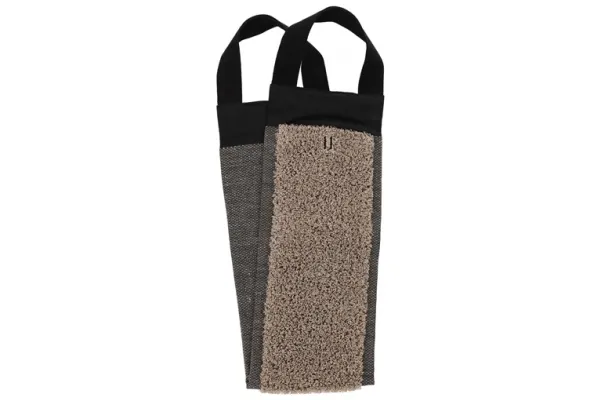 Rento Linen hempe bakskive 14x70 cm sort/lin