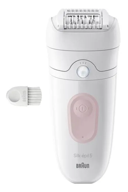 Braun Silk-epil 5-000, Rosa, 28 pinsetter, MicroGrip, 0,5 mm, Batteri, 40 min.