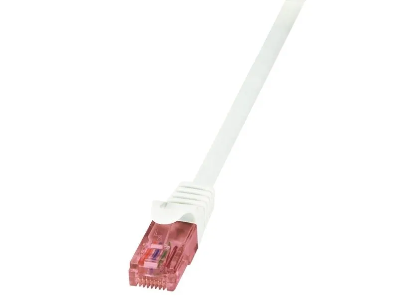 LogiLink 30m Cat.6 U/UTP, 30 m, Cat6, U/UTP (UTP), RJ-45, RJ-45, Hvit