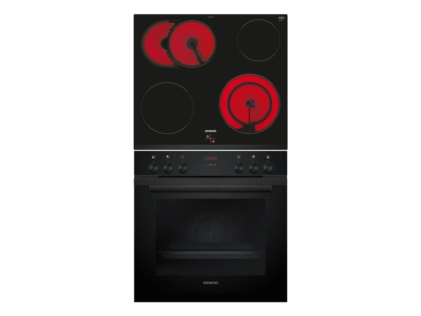 Siemens iQ300 EQ212KAAB - Oven med komfyrtopp - innebygd