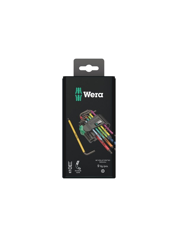 Wera L-key set for TORX - Multicolour
