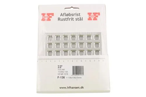 209 mm 4-kt. rist uden udskæring