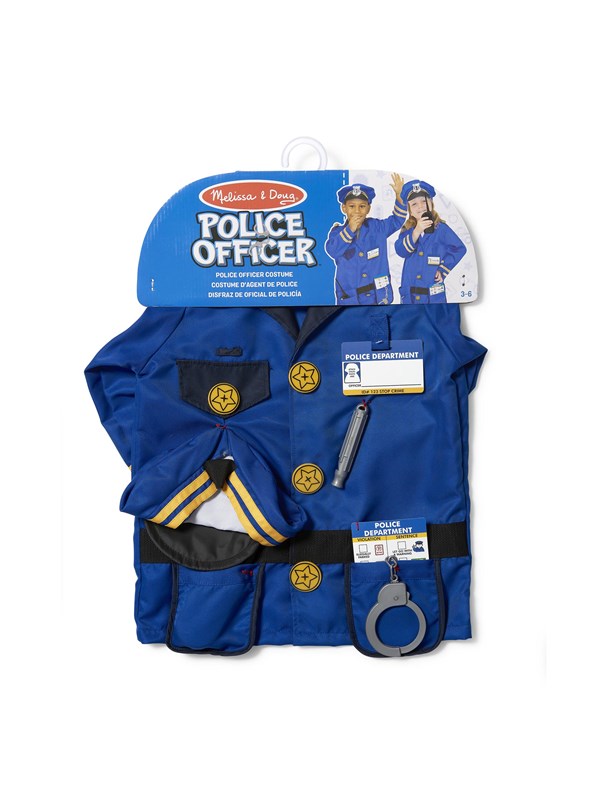 Melissa & Doug Role Play Costume Set Police Officer