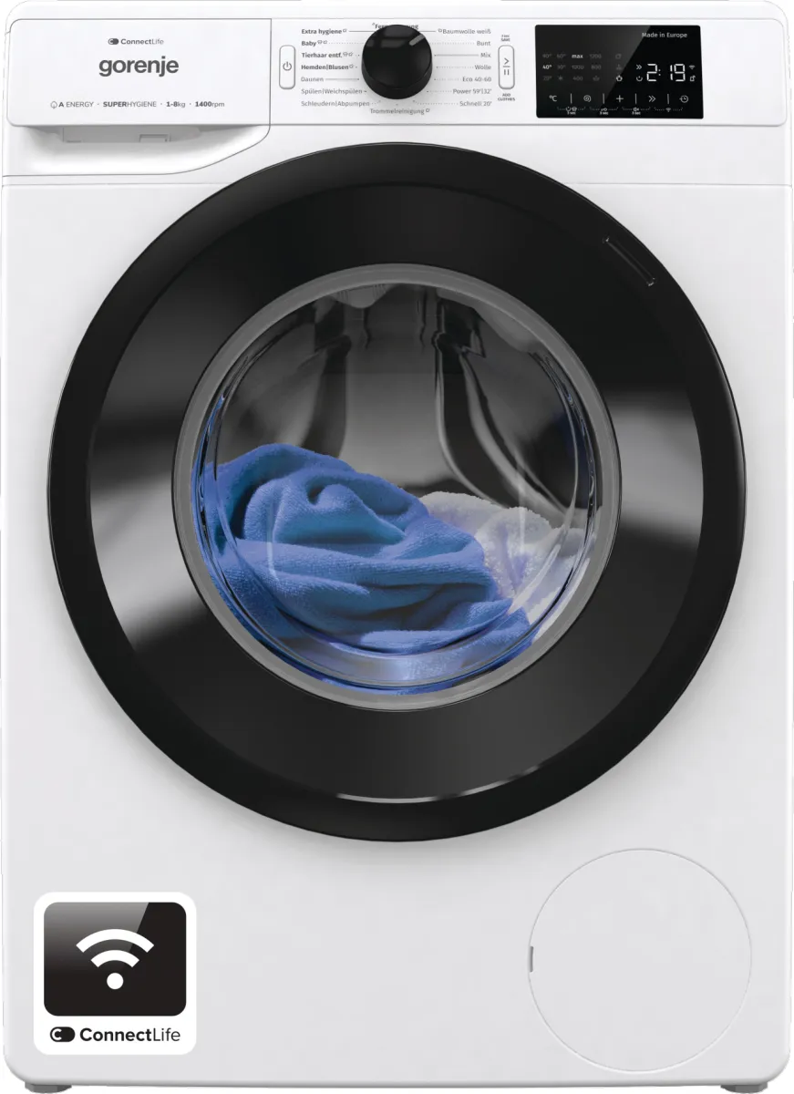 Gorenje - Vaskemaskin - frontileggelse - 8 kg - 1400 rpm