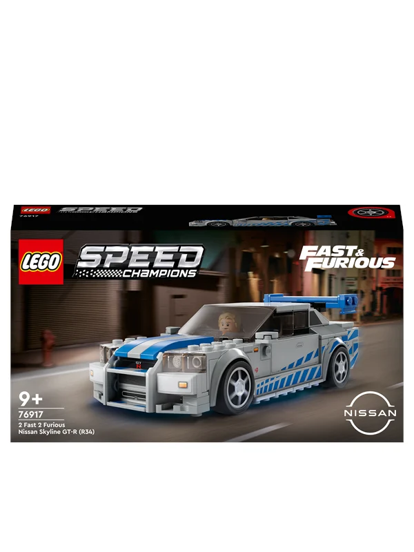 LEGO Speed Champions 76917 2 Fast 2 Furious Nissan Skyline GT-R (R34)