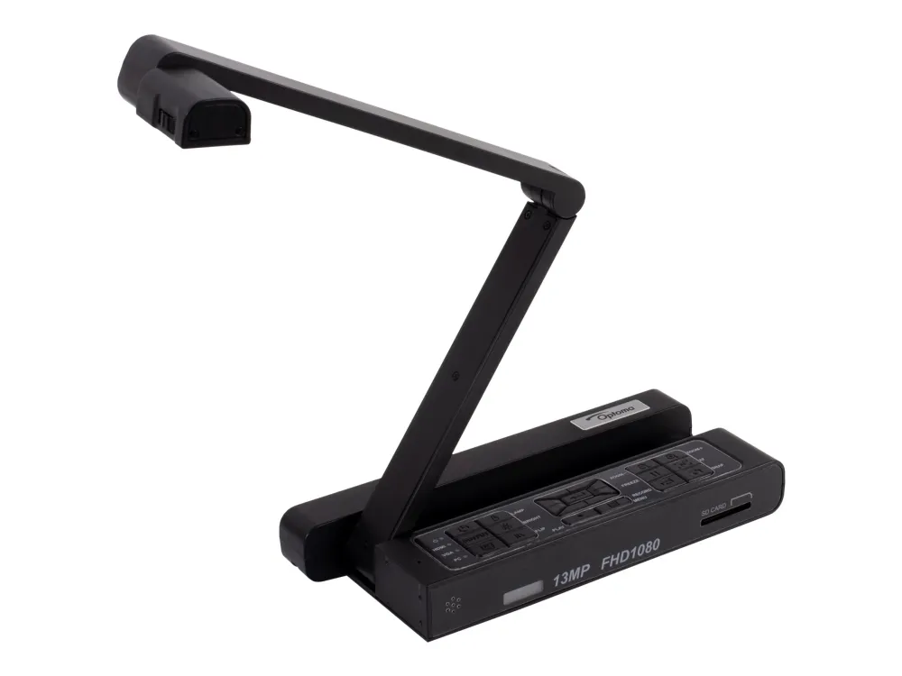 Optoma DC455 - Dokumentkamera - farge - 13 000 000 piksler - 1920 x 1080 - 1080p - lyd - VGA, HDMI - USB 2.0 - DC 5 V